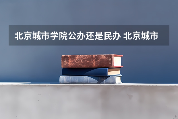 北京城市学院公办还是民办 北京城市学院怎么样