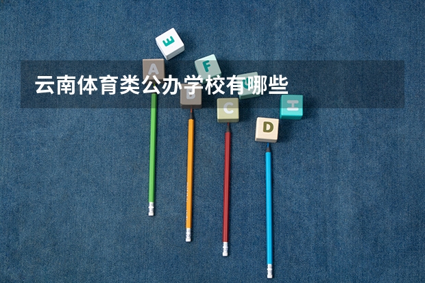 云南体育类公办学校有哪些
