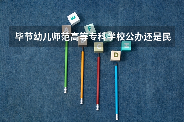 毕节幼儿师范高等专科学校公办还是民办（毕节幼儿师范高等专科学校介绍）
