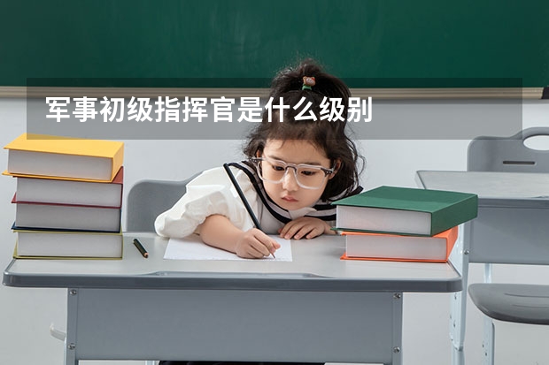 军事初级指挥官是什么级别