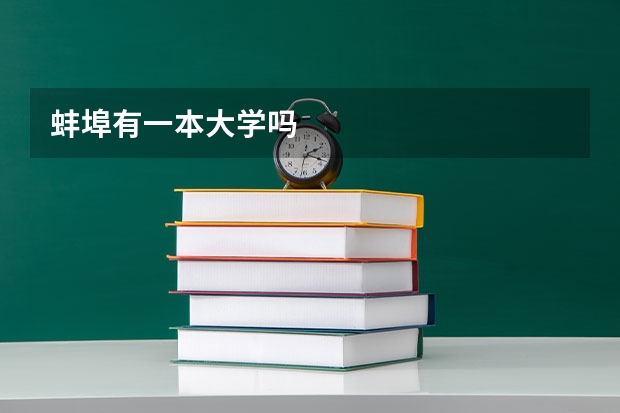 蚌埠有一本大学吗
