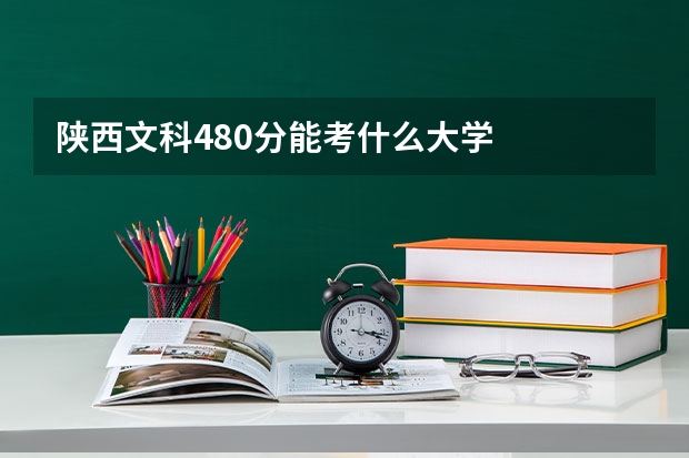陕西文科480分能考什么大学