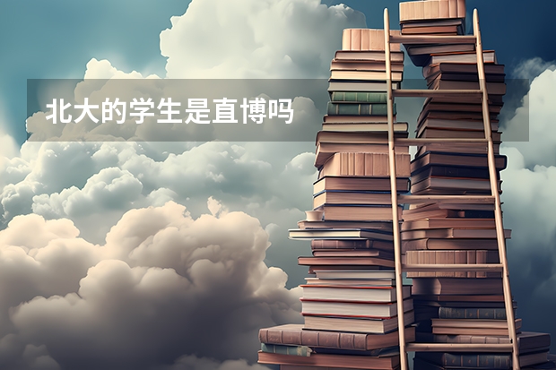 北大的学生是直博吗