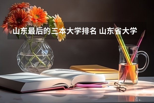 山东最后的三本大学排名 山东省大学排名一览表