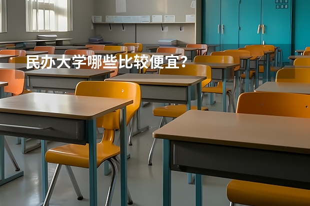 民办大学哪些比较便宜？