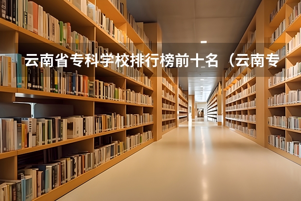 云南省专科学校排行榜前十名（云南专科学校排名）