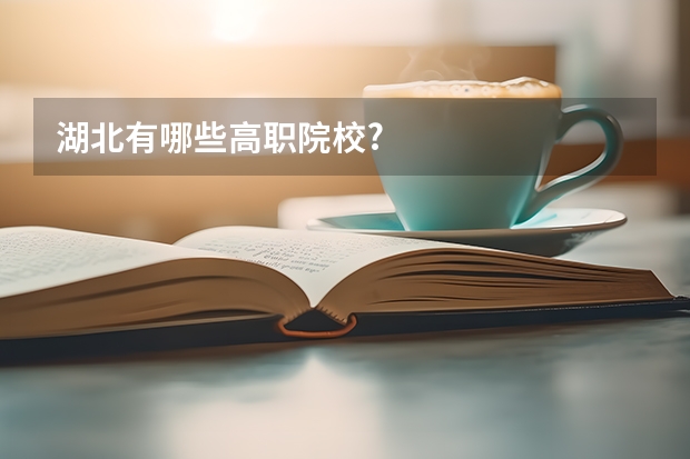 湖北有哪些高职院校?