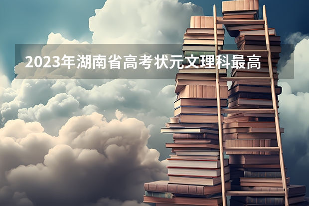2023年湖南省高考状元文理科最高分分别是多少