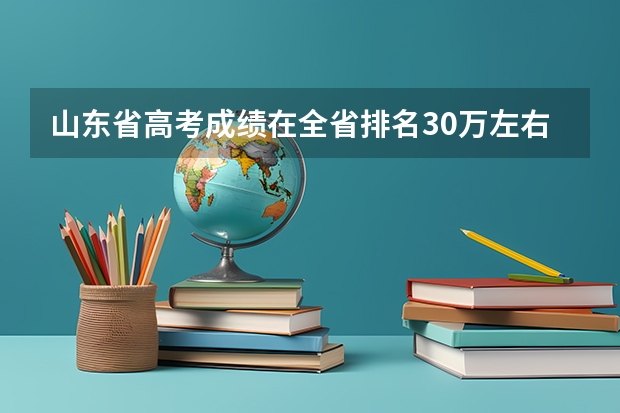 山东省高考成绩在全省排名30万左右能上什么大学？