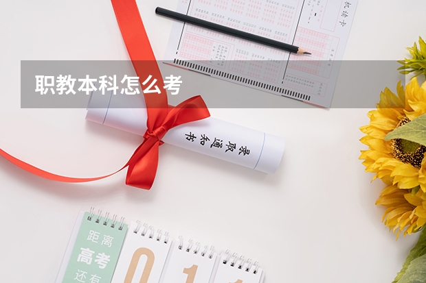 职教本科怎么考