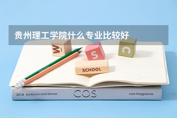 贵州理工学院什么专业比较好