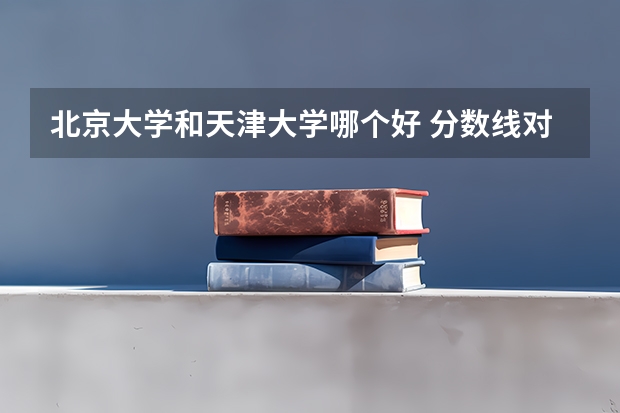北京大学和天津大学哪个好 分数线对比