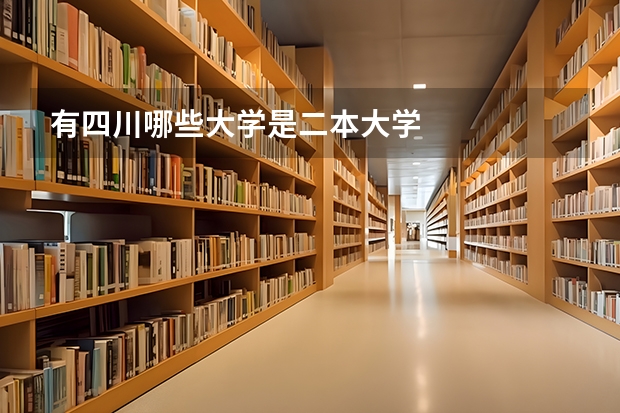 有四川哪些大学是二本大学