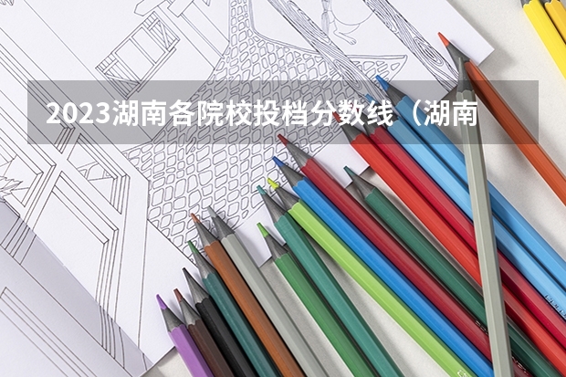 2023湖南各院校投档分数线（湖南省2023年高考分数线）