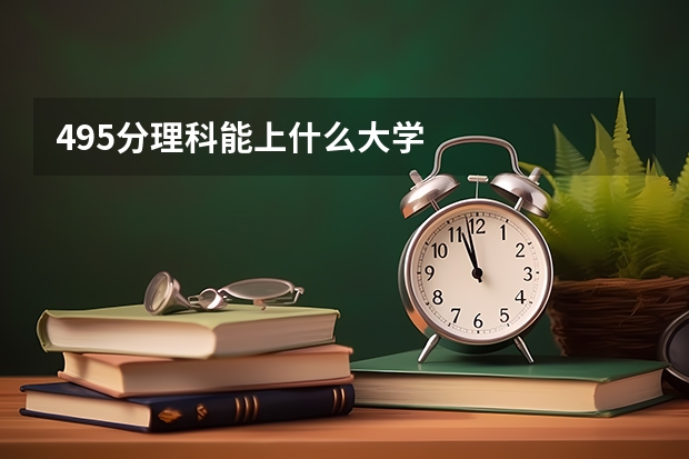 495分理科能上什么大学