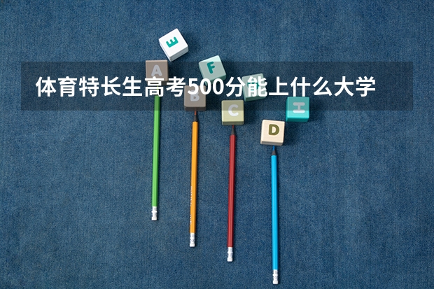 体育特长生高考500分能上什么大学？