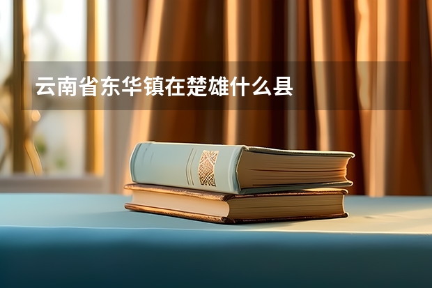 云南省东华镇在楚雄什么县