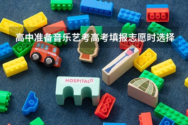 高中准备音乐艺考高考填报志愿时选择哪些专业比较合适?