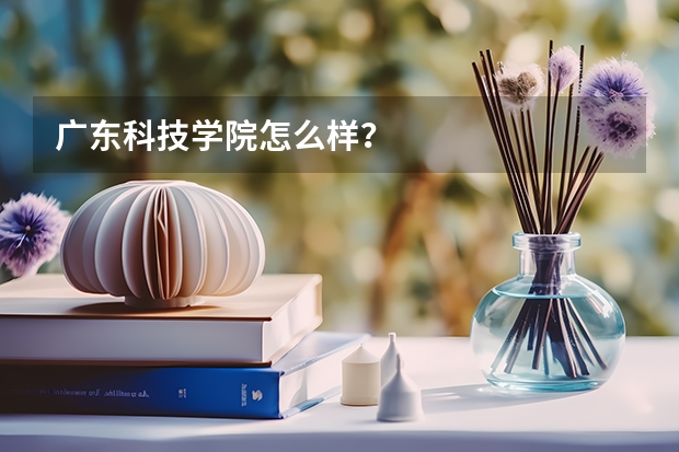 广东科技学院怎么样？