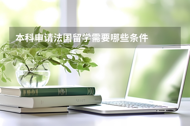 本科申请法国留学需要哪些条件
