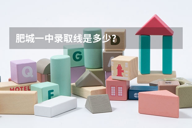 肥城一中录取线是多少？