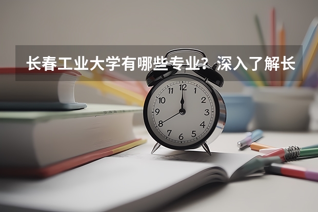 长春工业大学有哪些专业？深入了解长春工业大学的专业特色？