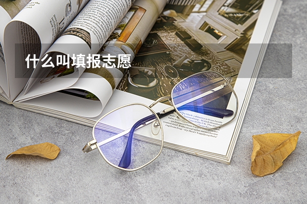 什么叫填报志愿