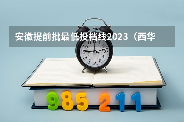 安徽提前批最低投档线2023（西华师范大学调档线）