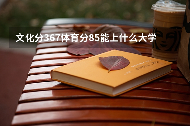 文化分367体育分85能上什么大学