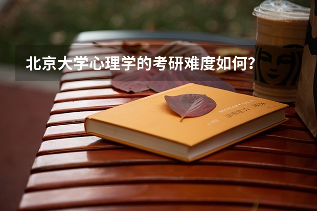 北京大学心理学的考研难度如何？