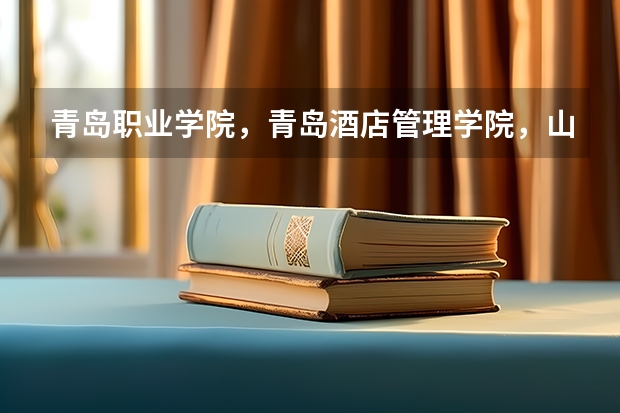 青岛职业学院，青岛酒店管理学院，山东外贸学院，青岛港湾职业学院哪个比较好