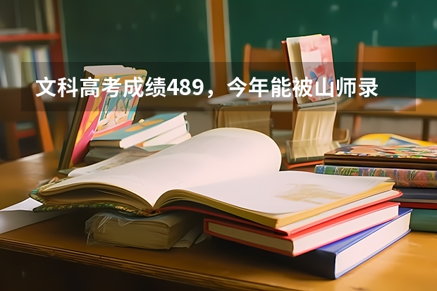文科高考成绩489，今年能被山师录取吗编导类