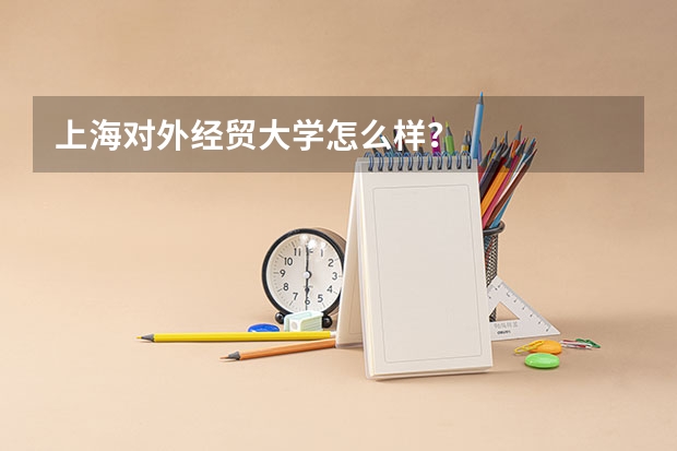上海对外经贸大学怎么样？
