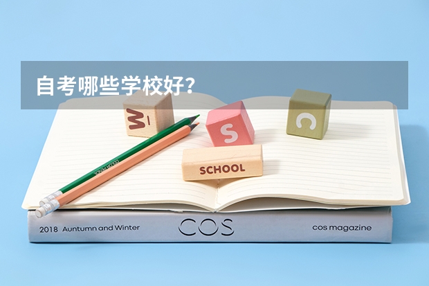 自考哪些学校好？