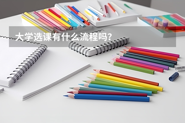 大学选课有什么流程吗？