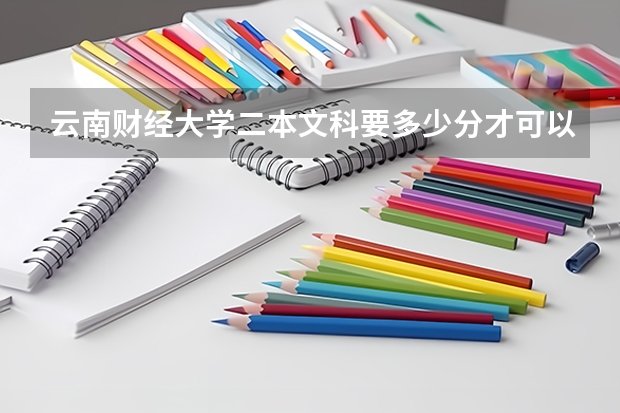 云南财经大学二本文科要多少分才可以录取啊？谢谢
