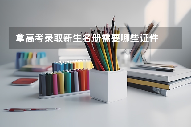 拿高考录取新生名册需要哪些证件