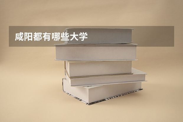 咸阳都有哪些大学