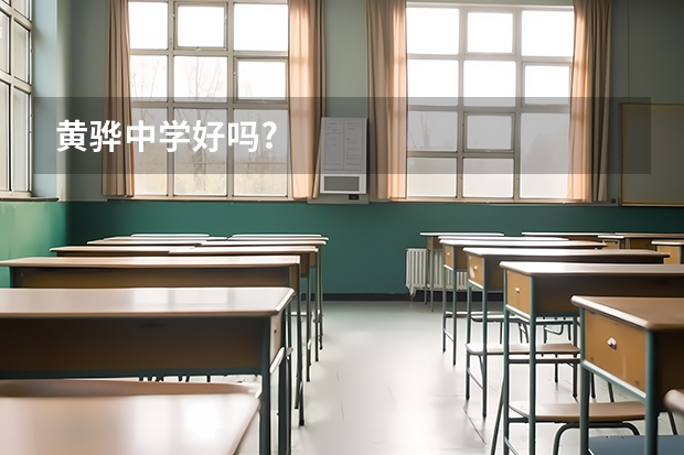 黄骅中学好吗?