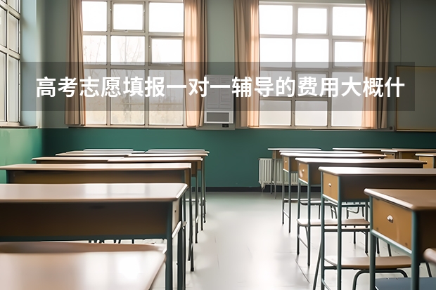 高考志愿填报一对一辅导的费用大概什么价格？