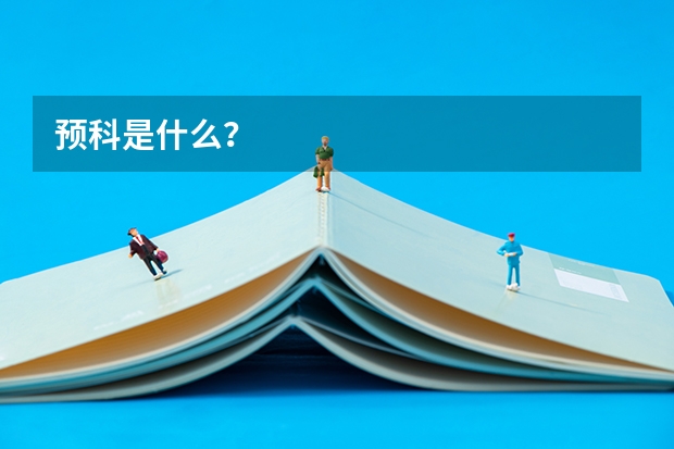 预科是什么？