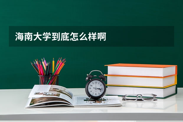 海南大学到底怎么样啊