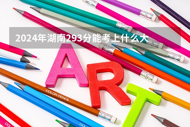 2024年湖南293分能考上什么大学?
