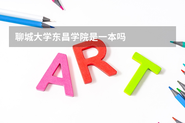 聊城大学东昌学院是一本吗