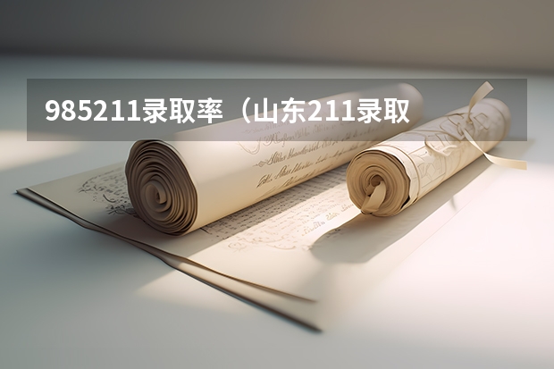 985211录取率（山东211录取率）