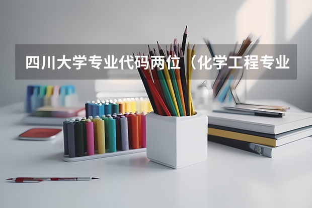 四川大学专业代码两位（化学工程专业代码）