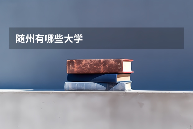 随州有哪些大学