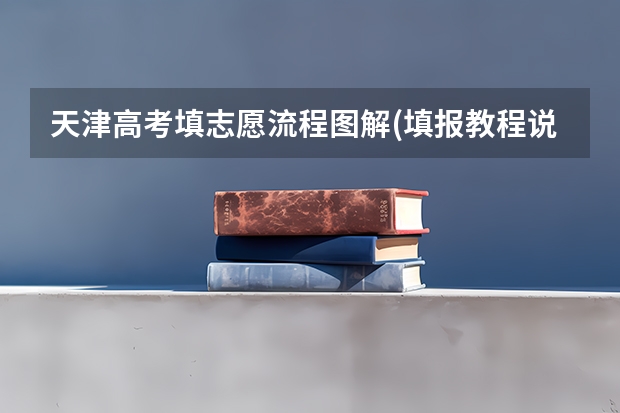 天津高考填志愿流程图解(填报教程说明)（今年高考志愿填报时间明细表）