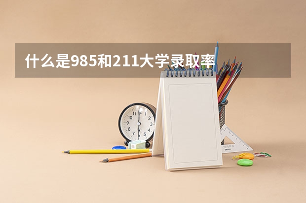 什么是985和211大学录取率
