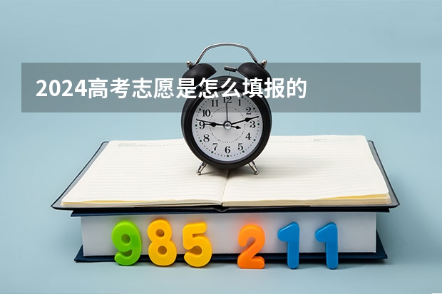 2024高考志愿是怎么填报的